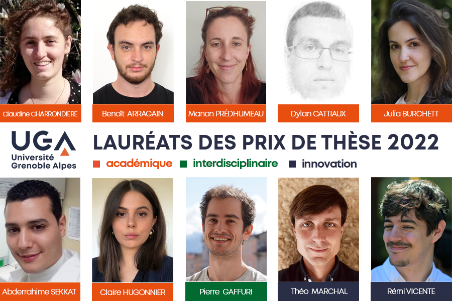 Lauréates et lauréats des prix de thèse 2022