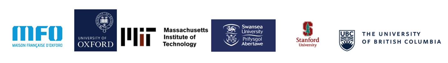 Logos La Maison Française d’Oxford et les partenaires du projet GATES