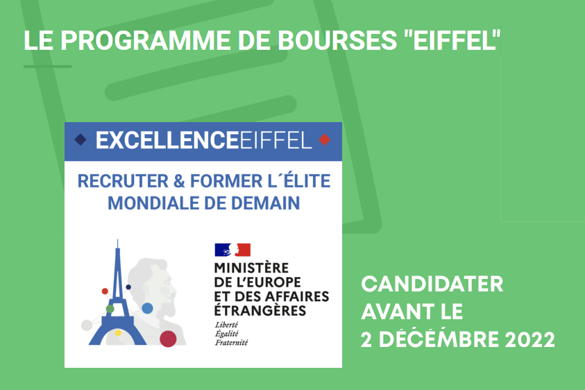 Programme Bourses EIFFEL 2023