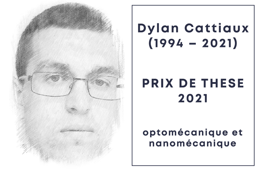 Prix de thèse Dylan Cattiaux