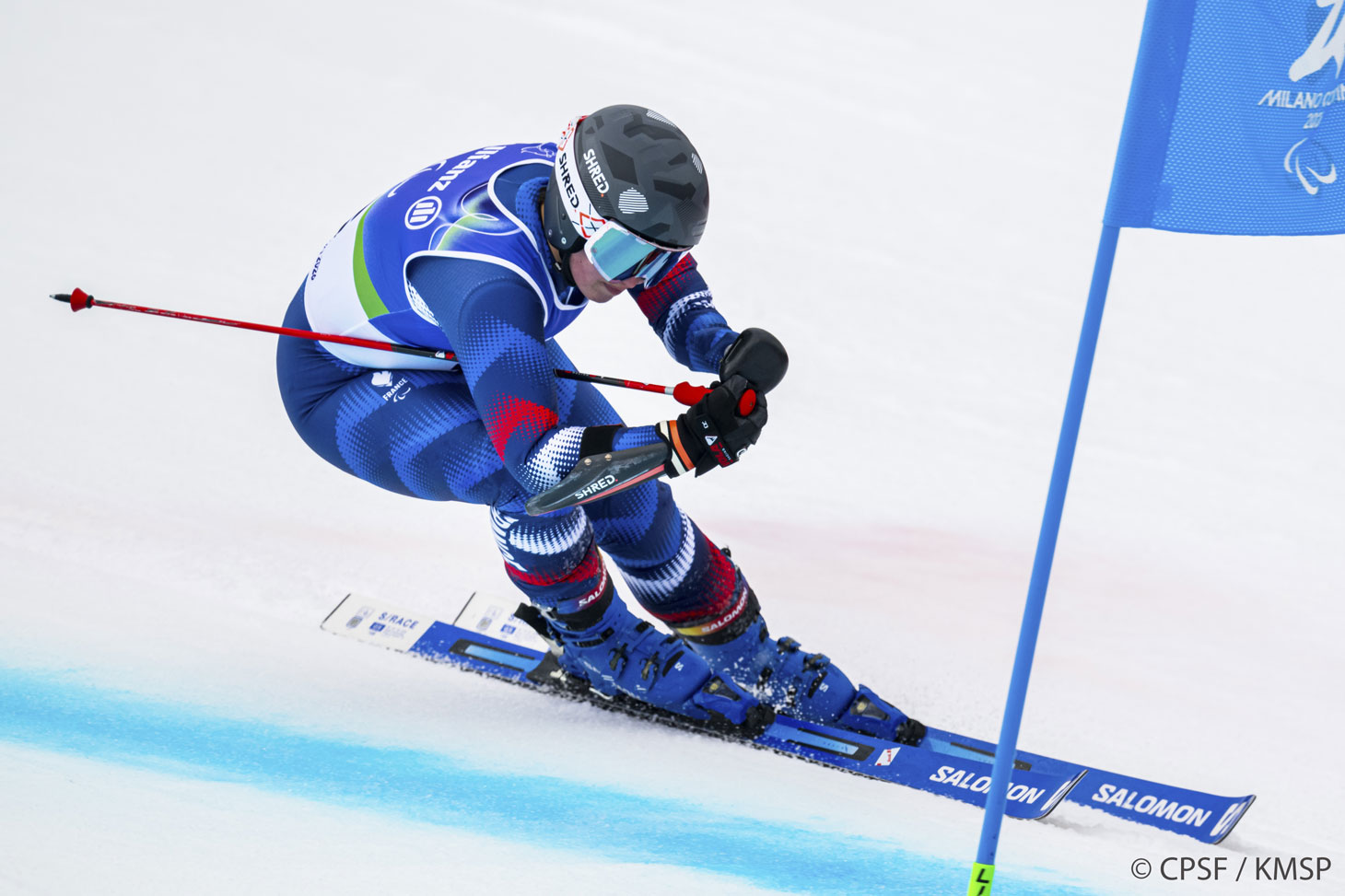 Aurélie Richard sur les pistes de Milan-Cortina © CPSF / KMSP